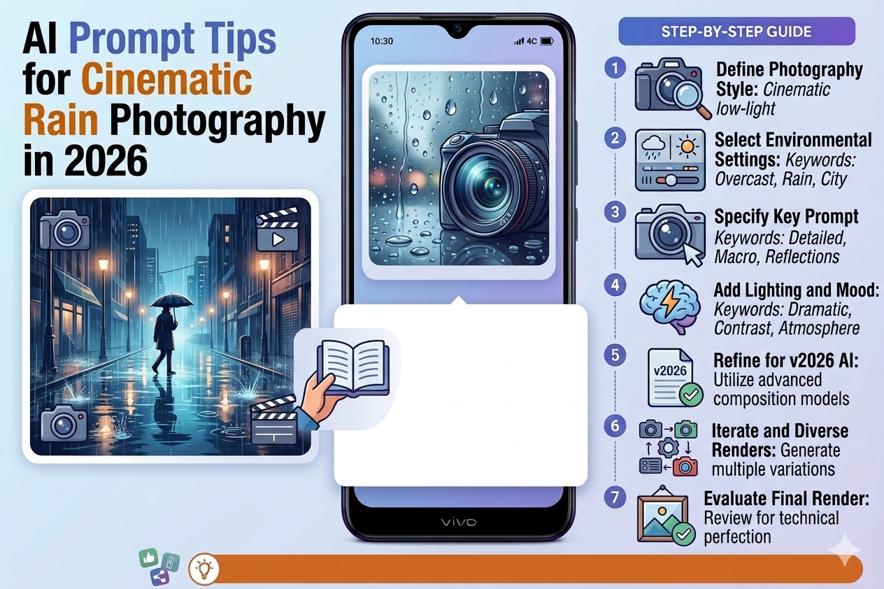 AI Prompt Tips for Cinematic Rain Photography in 2026