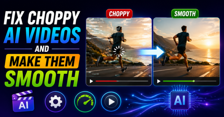 Fix Choppy AI Videos and Make Them Smooth