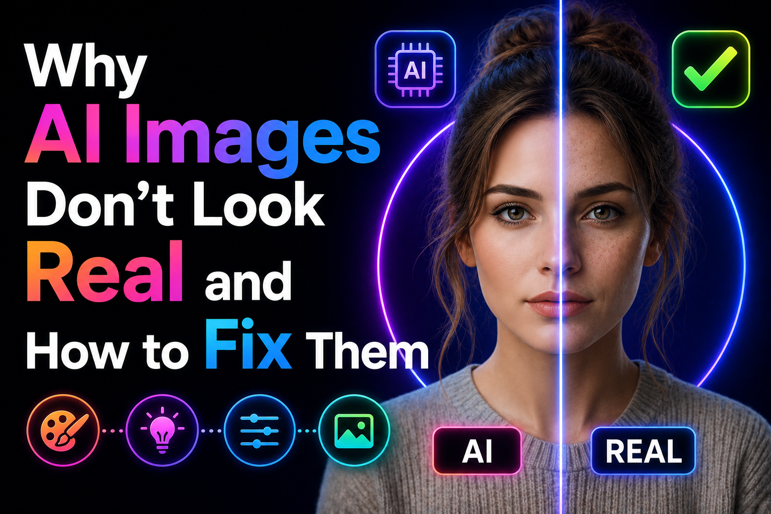 Why AI Images Don't Look Real and How to Fix Them
